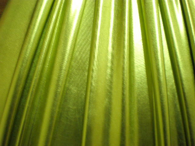 15. Lime Metal Lame 2Way Stretch